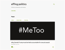 Tablet Screenshot of effinpolitics.blogspot.com