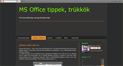 Desktop Screenshot of msofficetricksandtips.blogspot.com