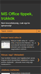 Mobile Screenshot of msofficetricksandtips.blogspot.com
