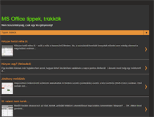 Tablet Screenshot of msofficetricksandtips.blogspot.com