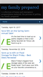 Mobile Screenshot of myfamilyprepared.blogspot.com