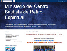 Tablet Screenshot of noticiascentrobautista.blogspot.com