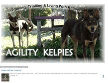 Tablet Screenshot of agilitykelpies.blogspot.com