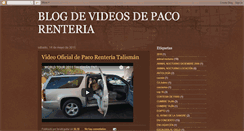 Desktop Screenshot of pacorenteriavideos.blogspot.com