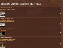 Tablet Screenshot of pacorenteriavideos.blogspot.com