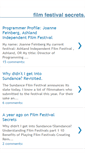 Mobile Screenshot of filmfestivalsecrets.blogspot.com