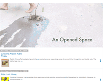 Tablet Screenshot of anopenedspace.blogspot.com