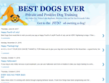 Tablet Screenshot of bestdogsever.blogspot.com