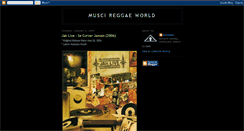 Desktop Screenshot of music-reggae-world.blogspot.com