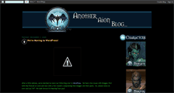 Desktop Screenshot of anotheraionblog.blogspot.com