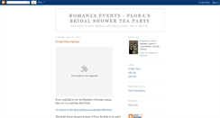 Desktop Screenshot of florasbridaltea.blogspot.com