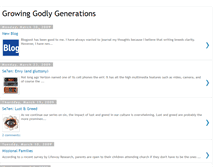 Tablet Screenshot of growinggodlygenerations.blogspot.com