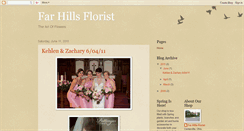 Desktop Screenshot of farhillsfloristblog.blogspot.com