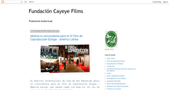 Desktop Screenshot of cayeyefilms.blogspot.com