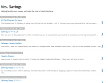 Tablet Screenshot of mrssavings.blogspot.com