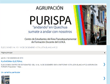 Tablet Screenshot of agrupacion-purispa.blogspot.com