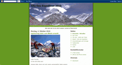 Desktop Screenshot of cho-oyu-expedition.blogspot.com