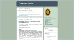 Desktop Screenshot of noticiesplmanresa.blogspot.com