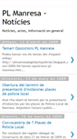 Mobile Screenshot of noticiesplmanresa.blogspot.com