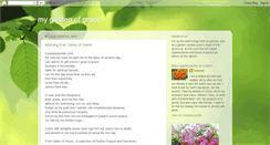 Desktop Screenshot of mygardenofgrace.blogspot.com
