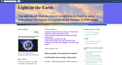 Desktop Screenshot of lightontheearth.blogspot.com