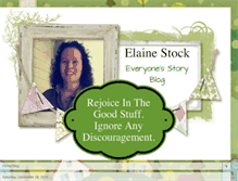 Tablet Screenshot of elainestock.blogspot.com