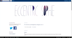 Desktop Screenshot of eccentricsophie.blogspot.com