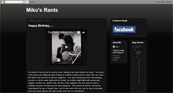 Desktop Screenshot of mikosrants.blogspot.com