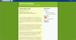 Desktop Screenshot of howaccommodating.blogspot.com