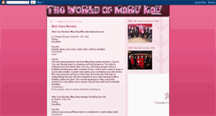 Desktop Screenshot of marykay-lovers.blogspot.com