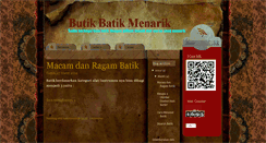 Desktop Screenshot of butikbatikmenarik.blogspot.com