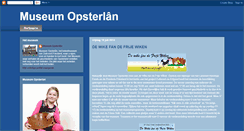 Desktop Screenshot of museumopsterland.blogspot.com