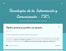 Tablet Screenshot of facilitador-tic.blogspot.com