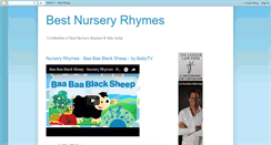 Desktop Screenshot of bestnurseryrhymes.blogspot.com