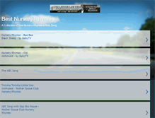 Tablet Screenshot of bestnurseryrhymes.blogspot.com