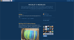 Desktop Screenshot of nicolesneedles.blogspot.com