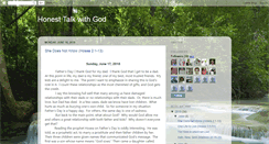 Desktop Screenshot of honesttalkwithgod.blogspot.com