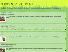 Tablet Screenshot of elrincondelashierbas.blogspot.com