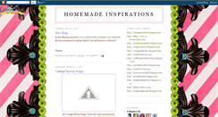 Desktop Screenshot of homemadeinspirations.blogspot.com