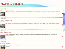 Tablet Screenshot of platosdecolores.blogspot.com