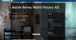 Desktop Screenshot of helmymworldhistoryais.blogspot.com