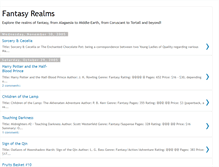 Tablet Screenshot of fantasybookrealms.blogspot.com