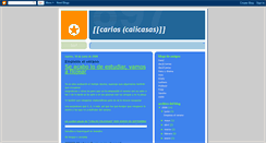 Desktop Screenshot of carloscalicasas.blogspot.com