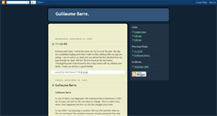 Desktop Screenshot of guillaumebarre.blogspot.com