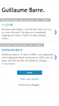 Mobile Screenshot of guillaumebarre.blogspot.com