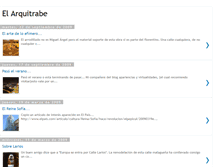 Tablet Screenshot of elarquitrabe.blogspot.com