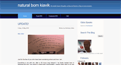 Desktop Screenshot of naturalbornkiavik.blogspot.com