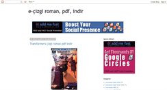 Desktop Screenshot of e-cizgiroman.blogspot.com