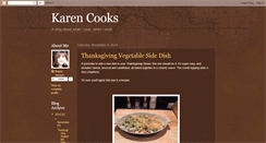 Desktop Screenshot of karen-cooks.blogspot.com