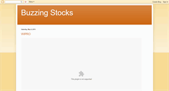 Desktop Screenshot of niftybrowser-buzzingstocks.blogspot.com